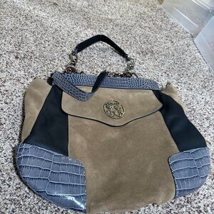 Shoulder bag / hobo-style handbag - Made in Florence, Italy by SAPAF